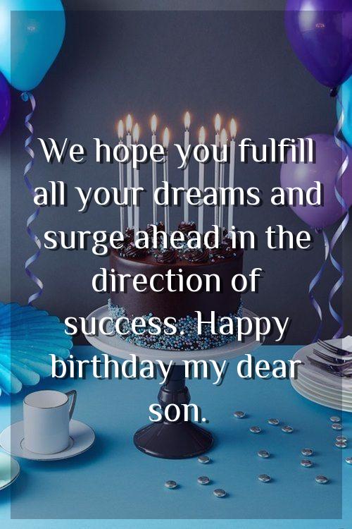 happy birthday to my wonderful son
